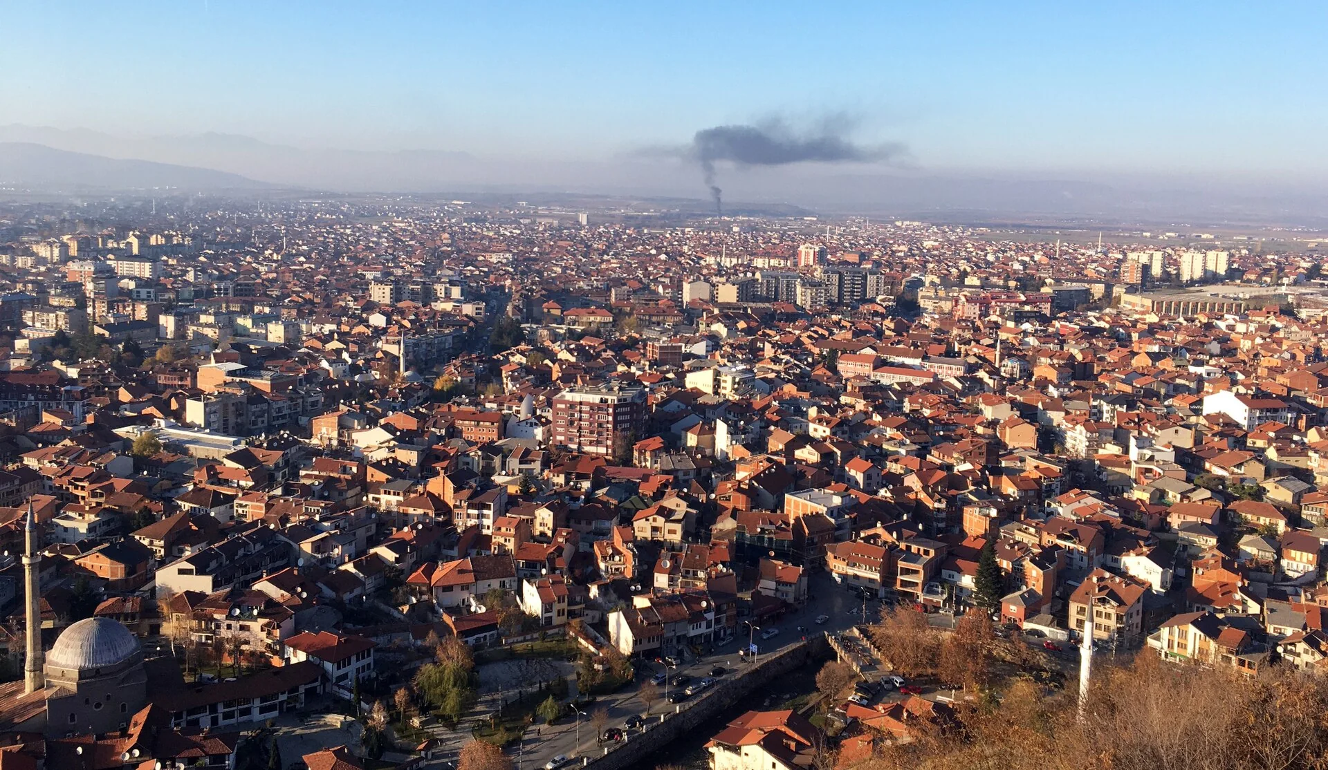Panorama of Prizren old town